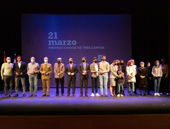 El Ayuntamiento celebra la Gala de los Premios Ciudad de Tres Cantos