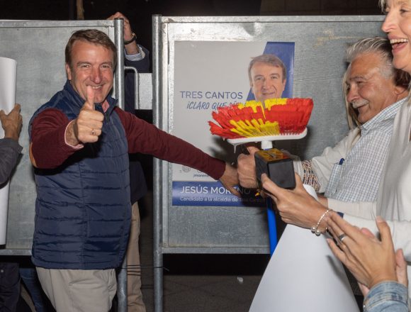 Jesús Moreno arrasa en Tres Cantos con el 56% de los votos