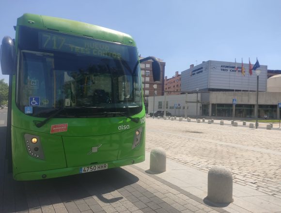 Tres Cantos estrena la nueva línea de autobús 717 con entrada y salida desde la zona Norte Tres Cantos 